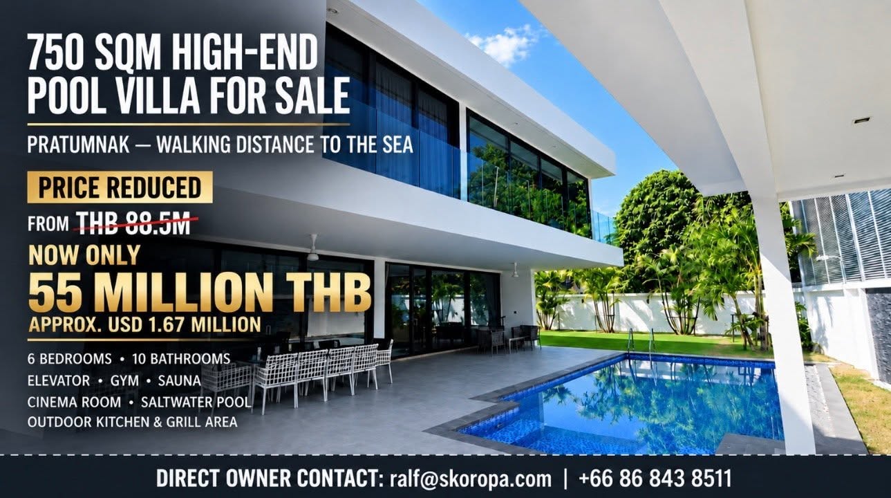 6BR villa for sale in Pratumnak — photo 2