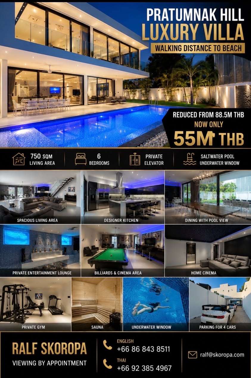 6BR villa for sale in Pratumnak — photo 5
