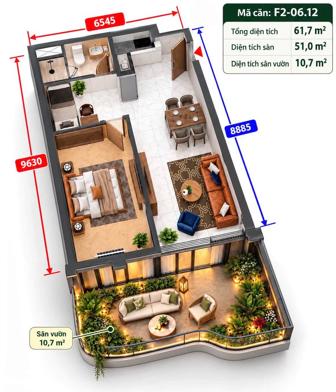 1BR apartment for sale in Da Nang — photo 2