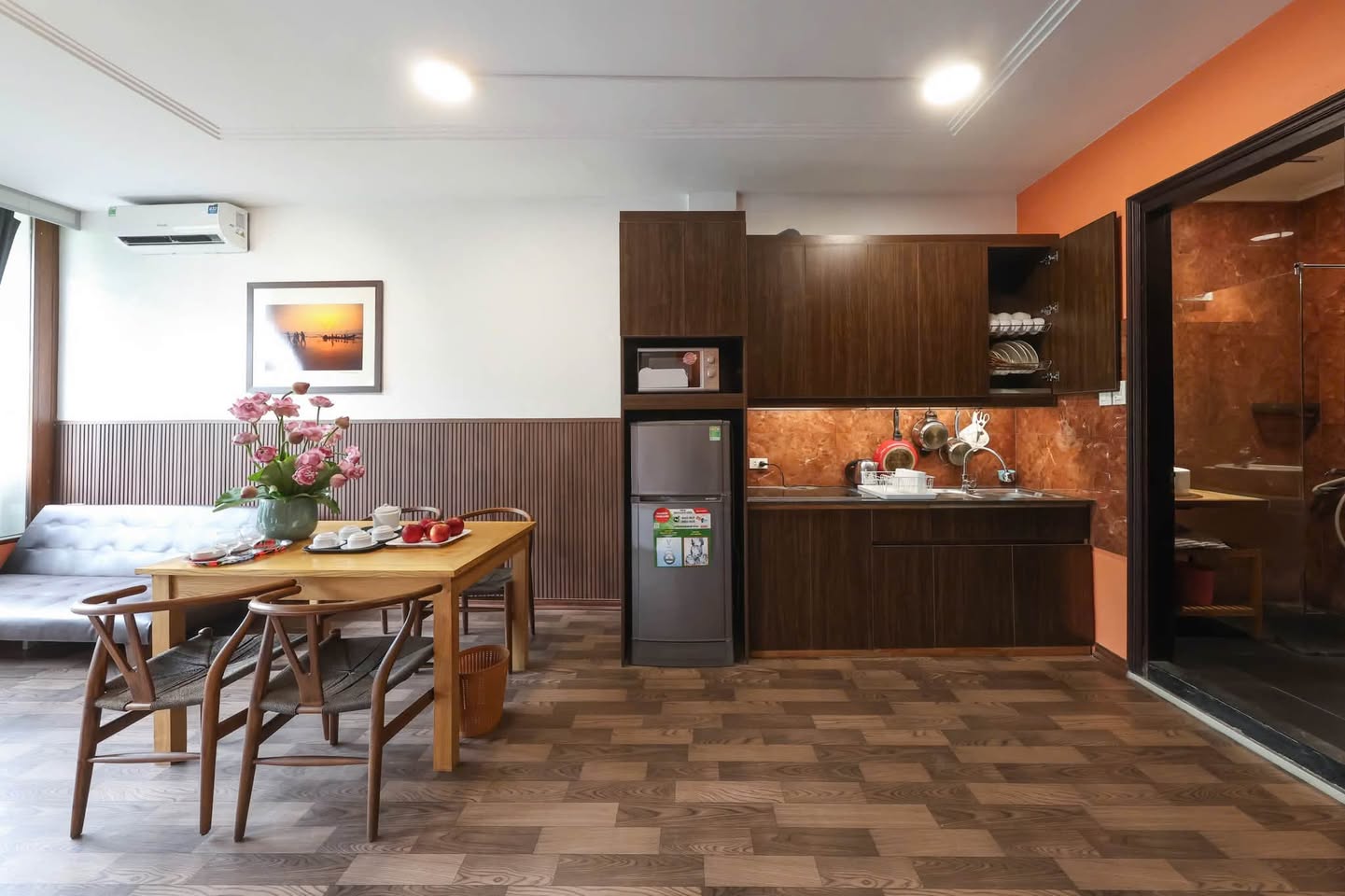 1BR serviced-apartment in Hoan Kiem — photo 4